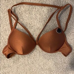 Bronze bikini top. Size small